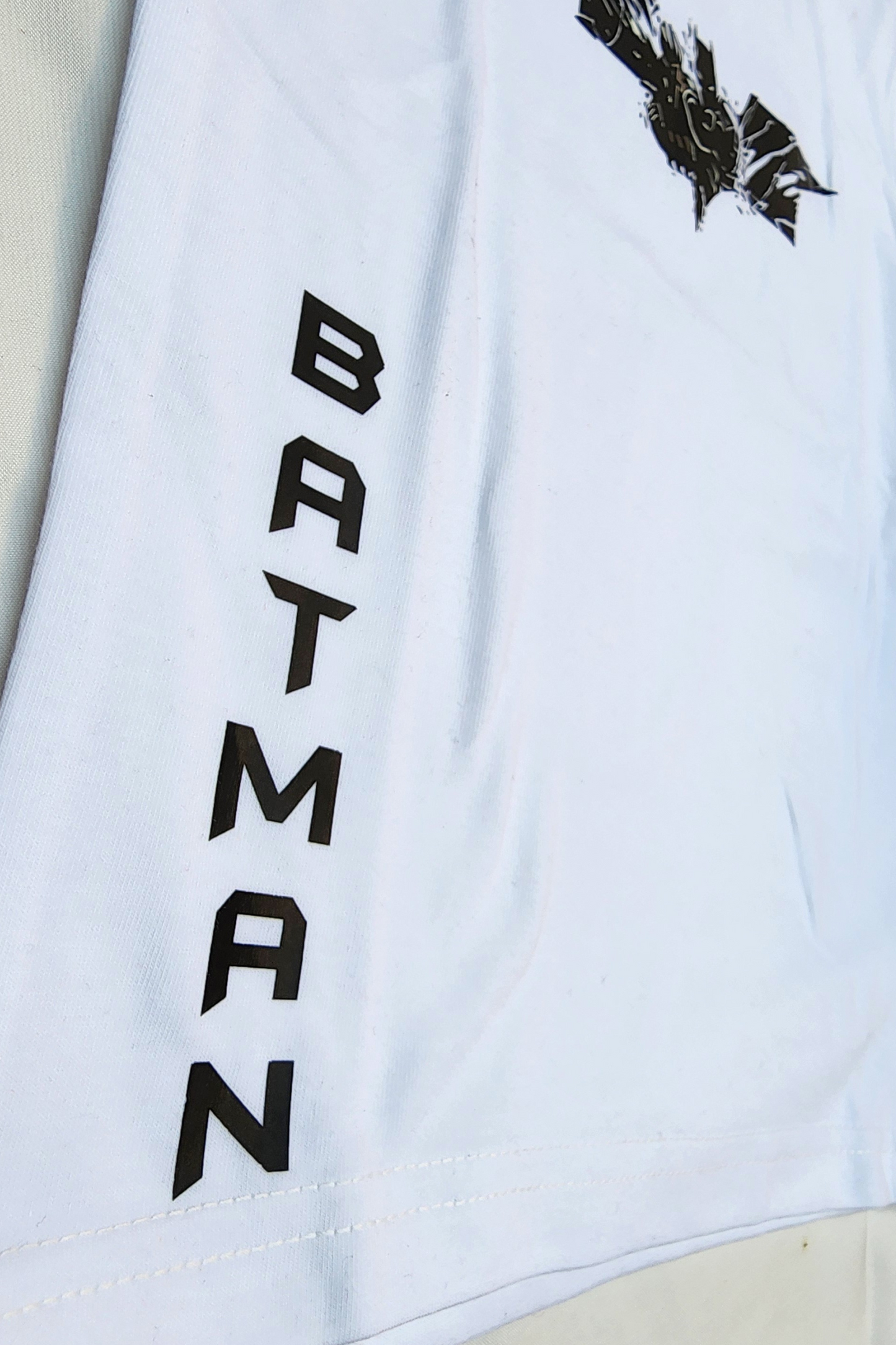 Bat Man White Kids T-shirt